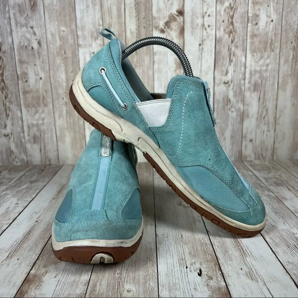 COLUMBIA BOUE Suede Water‎ Shoes - Womens 10